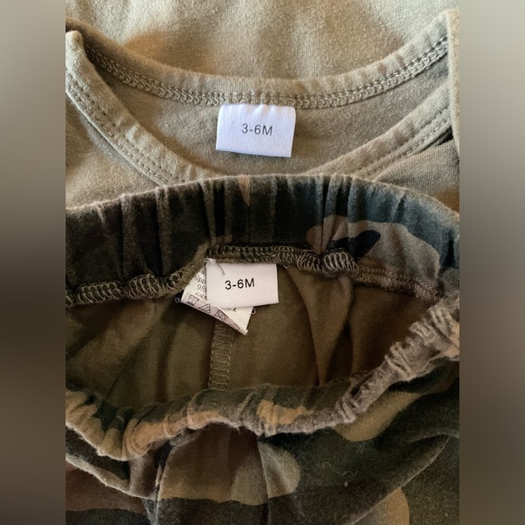 Baby Boy Letter Print Romper Long Pants Set with Hat 3-6 Months - Picture 6 of 6